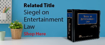 Siegel on Entertainment Law