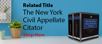 NY Civil Appellate Citator