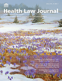 HealthJrn-2022 Vol 27 No 1 cover image
