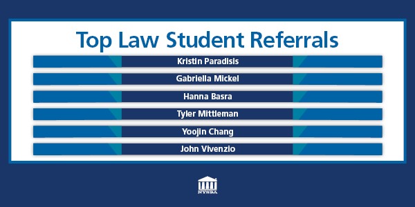 Top Law Student Referrals- Jan 2023