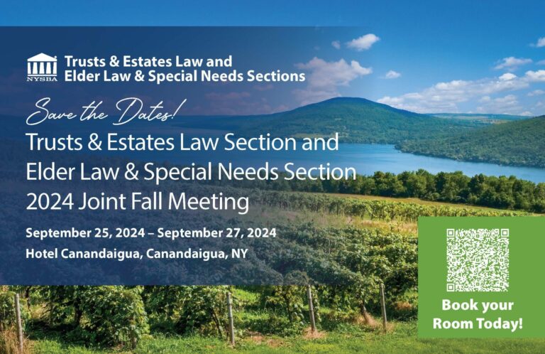 Trusts and Estates Fall Meeting 2024