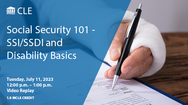 Social Security 101 - SSI/SSDI And Disability Basics - Video Replay ...