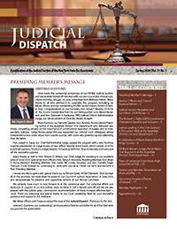 Judicial Dispatch_Spring2024_Cover