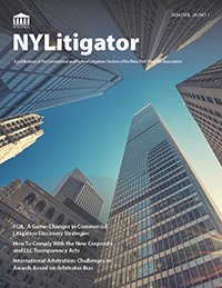 NY Litigator Vol 29 No 1