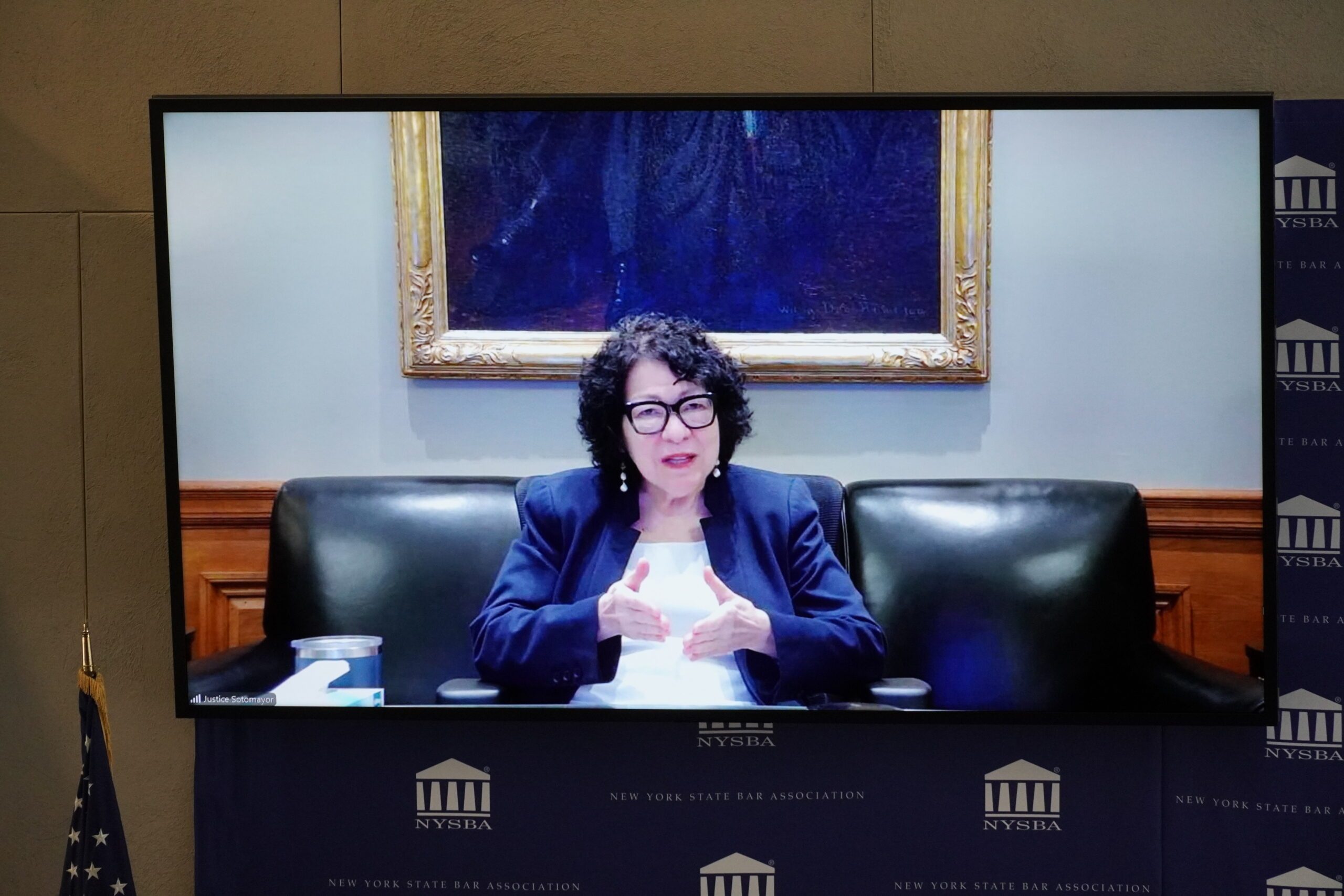 U.S. Supreme Court Justice Sonia Sotomayor Speaks With Students at New York State Bar Association Civics Convocation