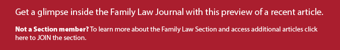 Family Law Section banner