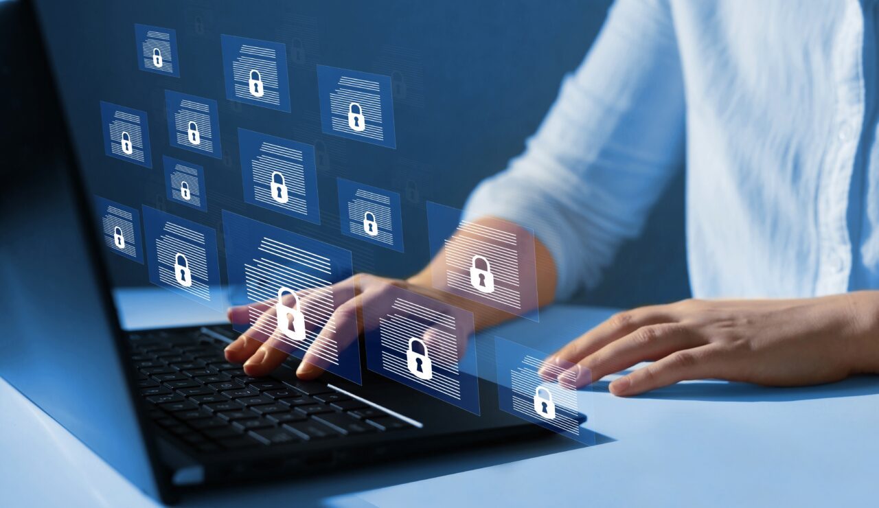 Document,Secure,Confidential,Access,Concept.private,Data,And,Personal,Data,Protection.
