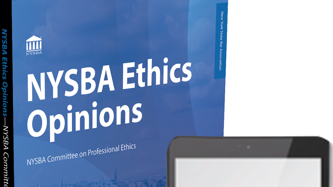 NYSBA Ethics Ebook Cover