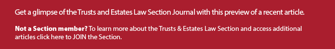 NYSBA Trusts and Estates Law Section Red Banner