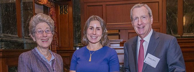 (L-R): Hon. Shira A. Scheindlin, Lauren Moskowitz, Robert H. Baron