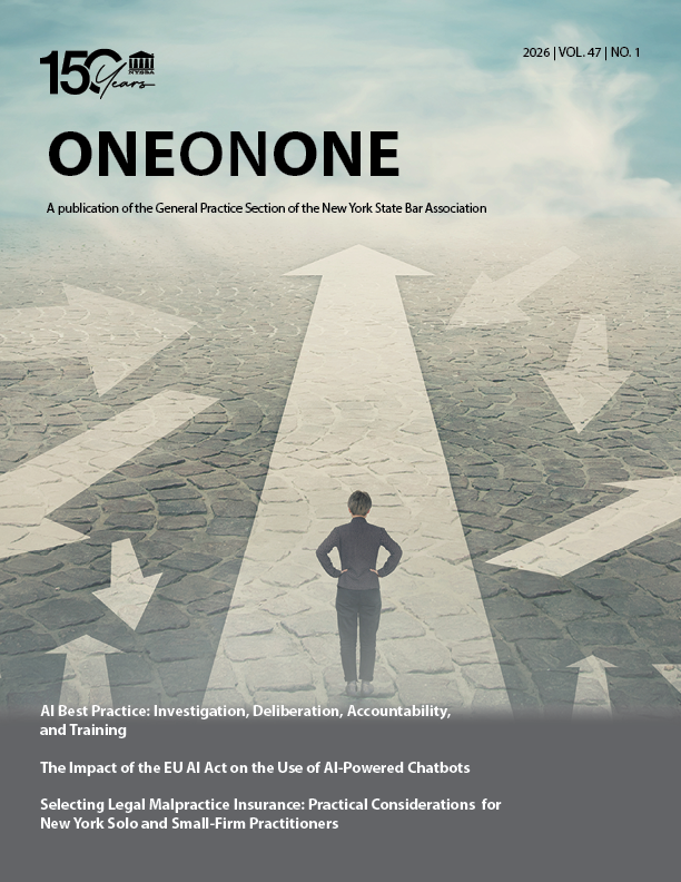 One on One Vol 47 No 1