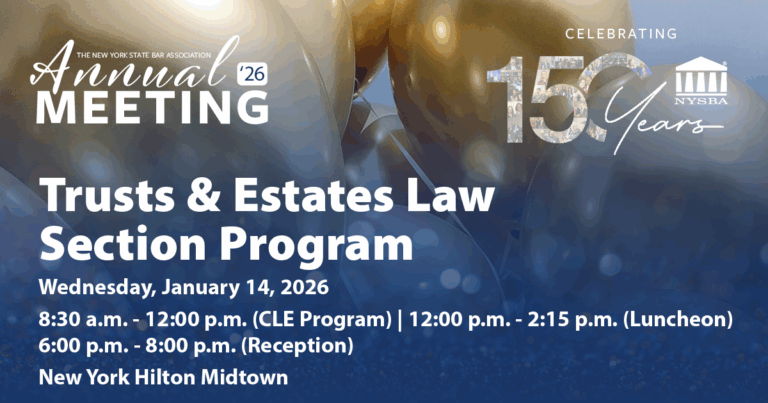 AM 2026 Trusts and Estates