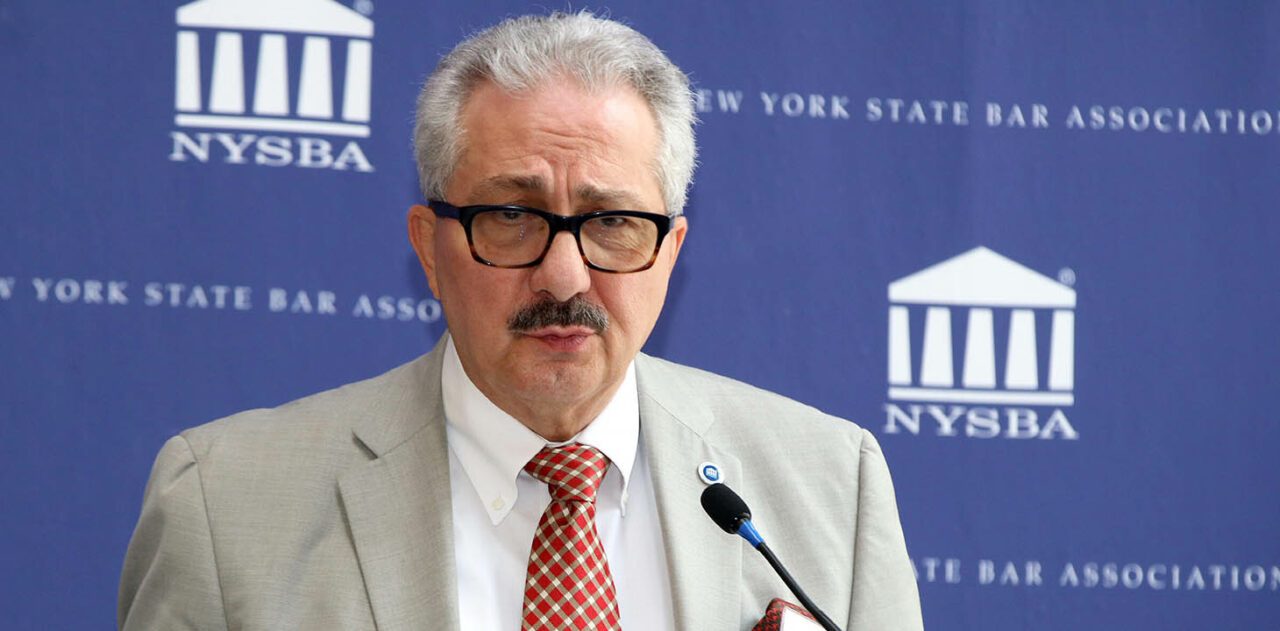 Domenick Napoletano at the House of Delegates at the Bar Center in Albany, N.Y. on April 6, 2024.