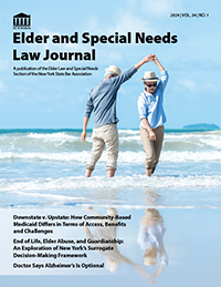 Elder Law Journal Vol 34 No 1