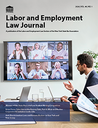 Labor Employment Law Journal 2024 Vol 48 No 1