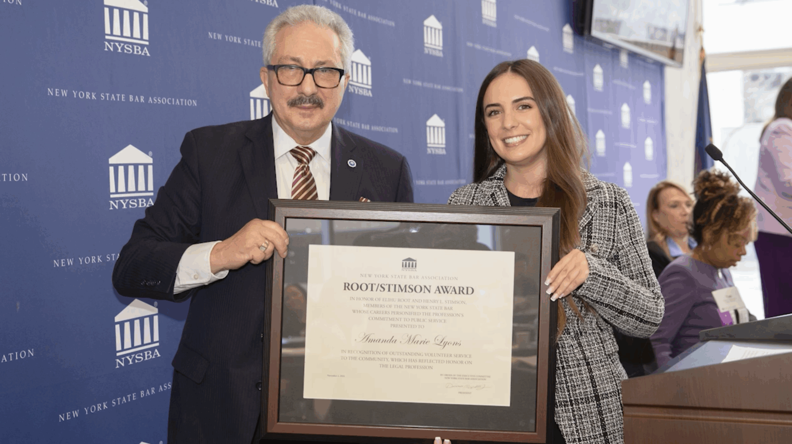 Root/Stimson Award | Nov 2nd, House Of Delegates