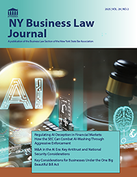 NY Business Law 2025 v 29 no 2