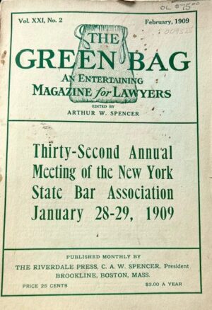 Annual Meeting Program Cover (1909)