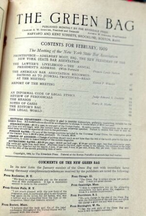 Annual Meeting Program Index (1909)