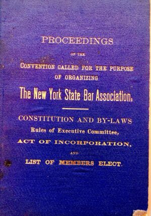 NYSBA Blue Book (1876)