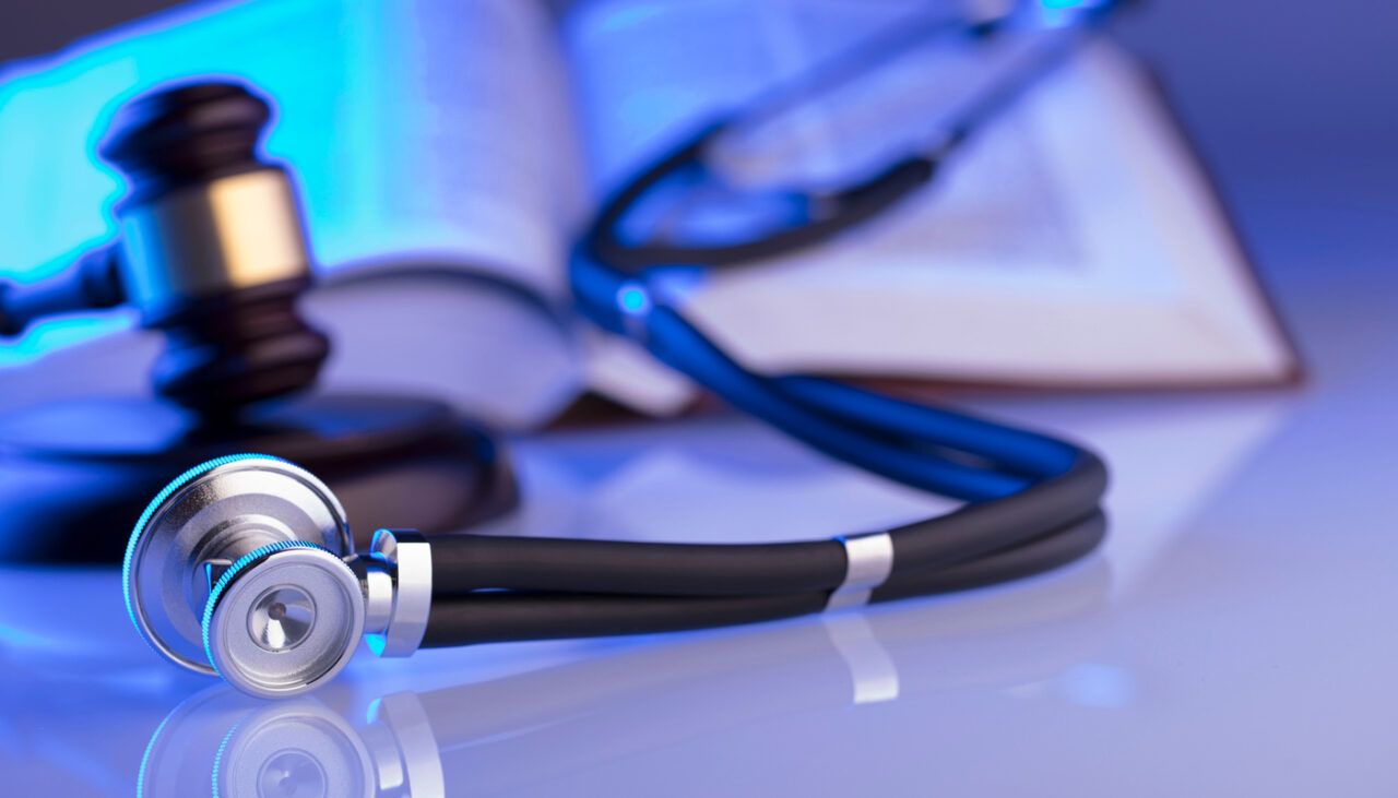 Stethoscope and Gavel