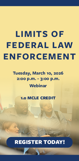 Limits of Federal Law Enforcement