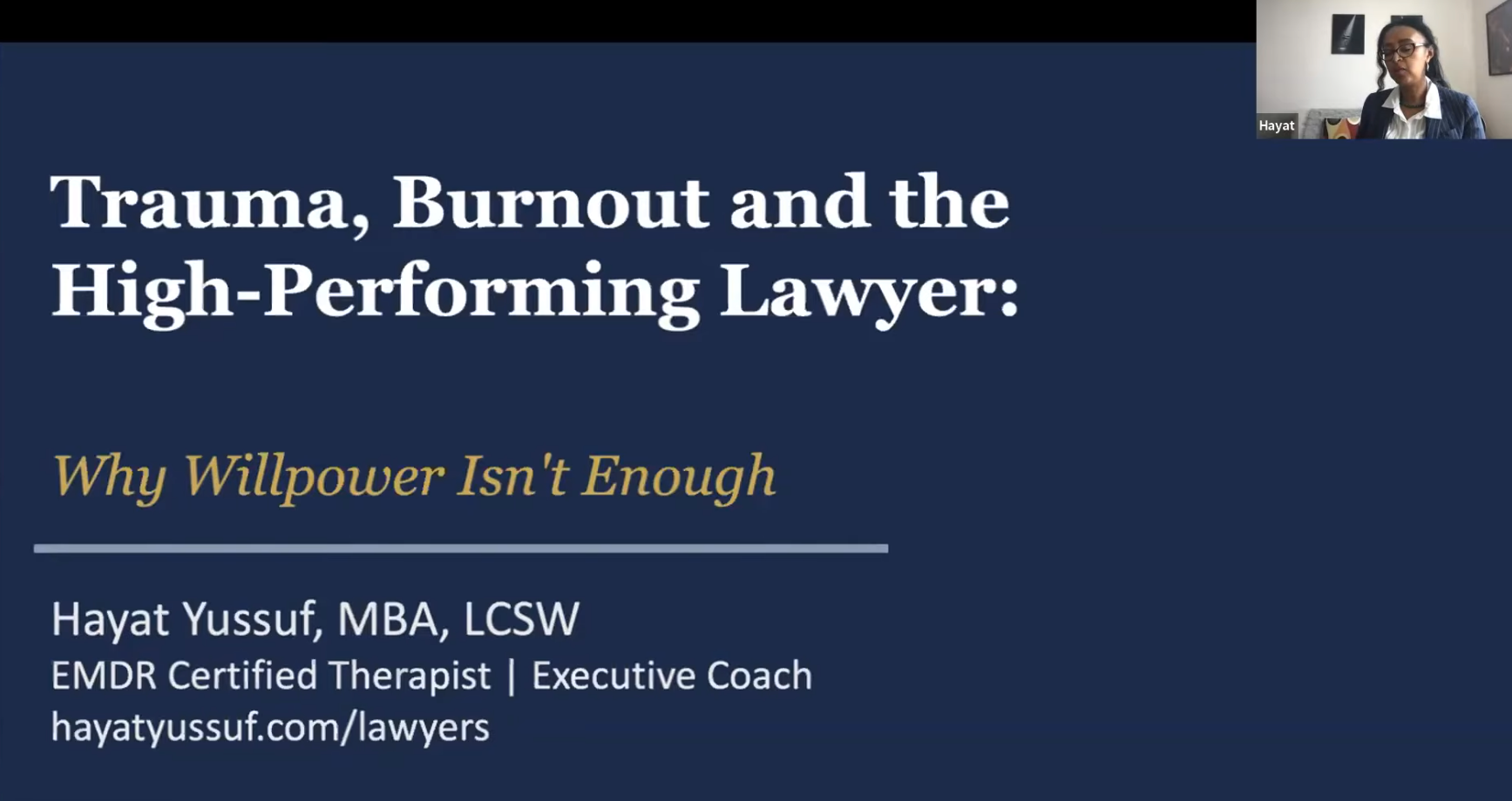 Trauma, Burnout and the High-Performing Lawyer: Why Willpower Isn’t Enough