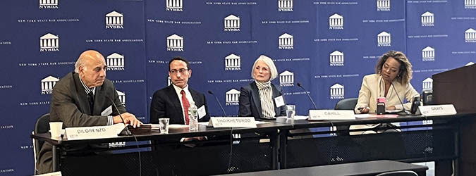 Images of Panelists at the New York State bar Association Managing Partners Roundtable on Thursday, April 23, 2026 at the Bar Center in Albany, New York.