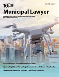 Municipal Lawyer 2026 vol 40 no 1 cover