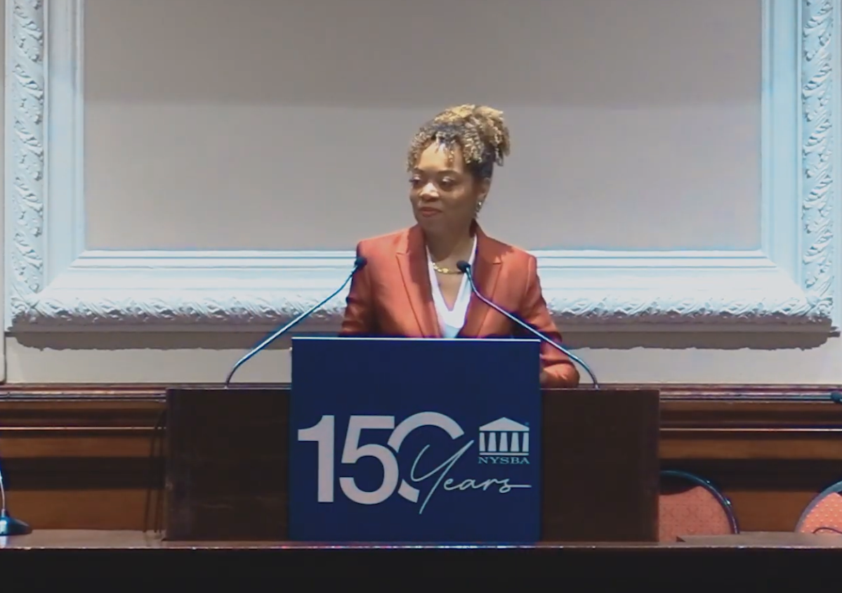 Taa Grays, 129th President of NYSBA – Swearing In and Presidential Address