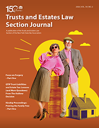 Trusts and Estates Vol 59 No 1