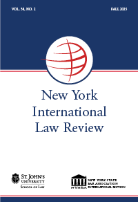 International Law Review Fall 2025 – Vol38 No1_6.5X9.5_4pgCover_200