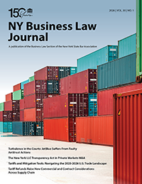 NY Business Law 2026 v 30 no 1 COVER 200