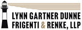 Logo for Lynn Gartner Dunne Frigenti & Renke, LLP featuring an icon of a lighthouse.